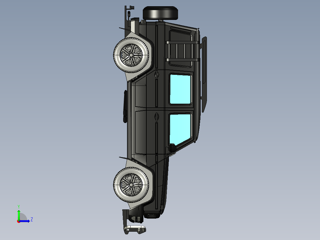 梅赛德斯-奔驰G63左视图