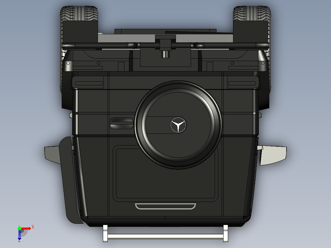 梅赛德斯-奔驰G63俯视图