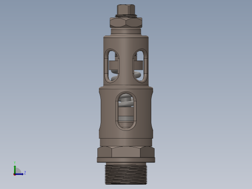 管件接头、螺纹接头、三通(87)左视缩略图