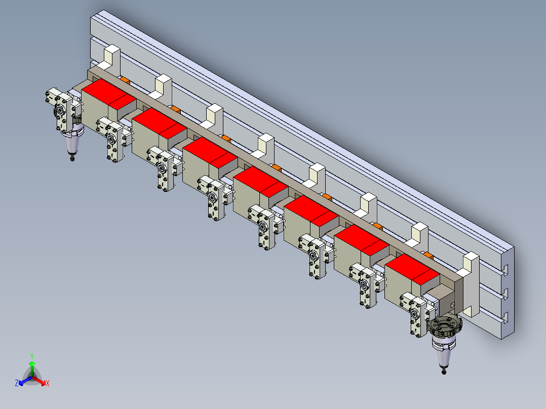 角码-液压夹具正等轴测图