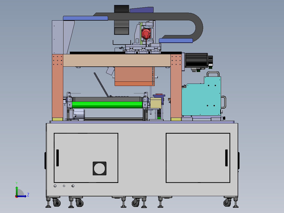 笔记本自动贴标sw20可编辑左视图