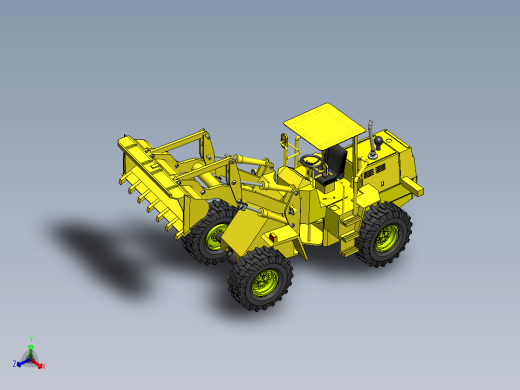 拖拉机装载机反铲