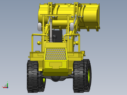 拖拉机装载机反铲后视缩略图