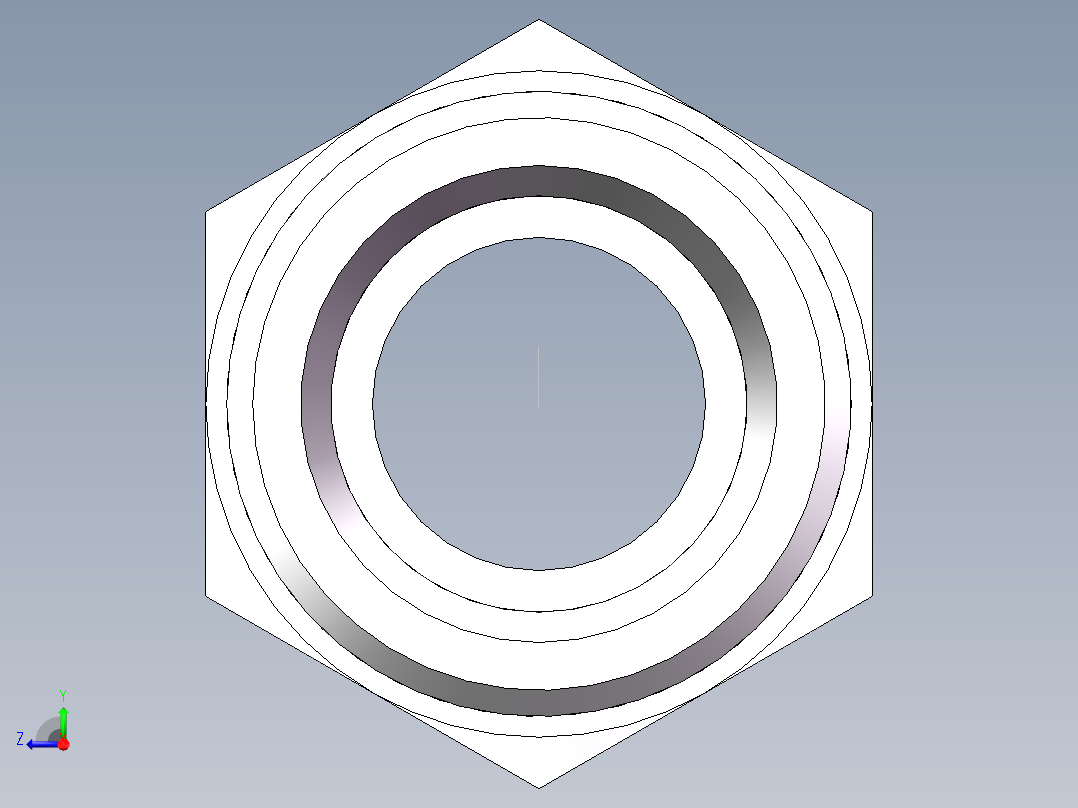 直通接头-G、1D-30右视图