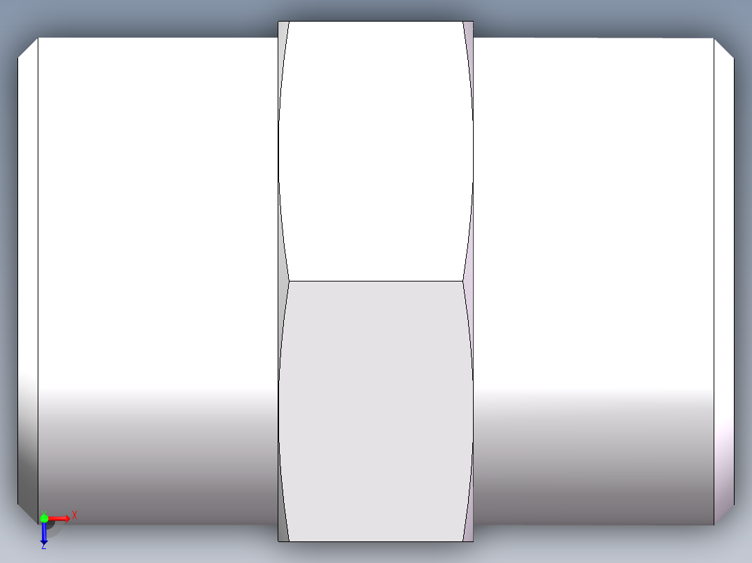 直通接头-G、1D-30俯视图