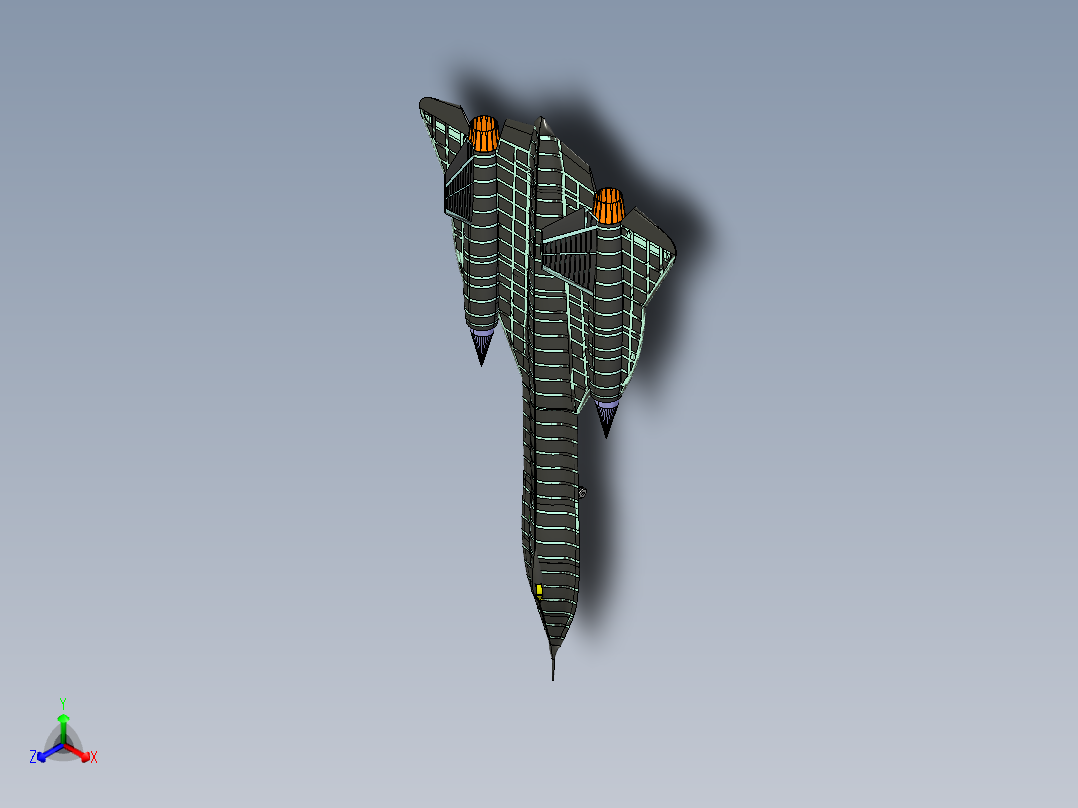 B3004201-洛克希德SR-71侦察机实体组装模型