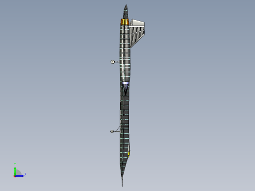 B3004201-洛克希德SR-71侦察机实体组装模型左视缩略图