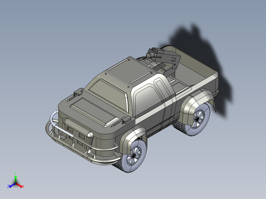 战车正等轴测图