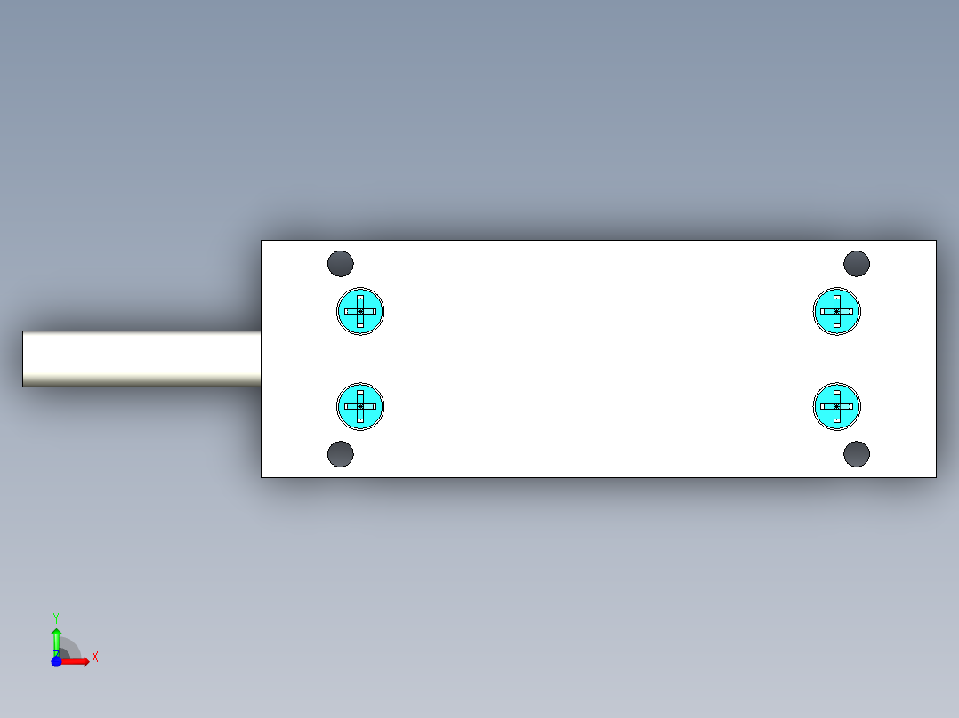 铜管拉直器前视图