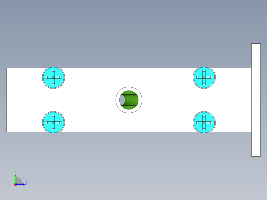 铜管拉直器左视缩略图