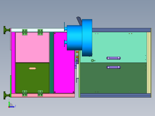 电器开关生产用的自动铆银点装置左视缩略图