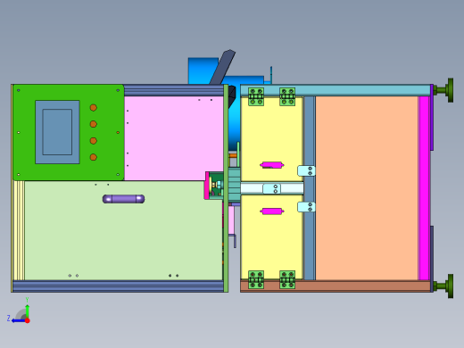 电器开关生产用的自动铆银点装置右视缩略图