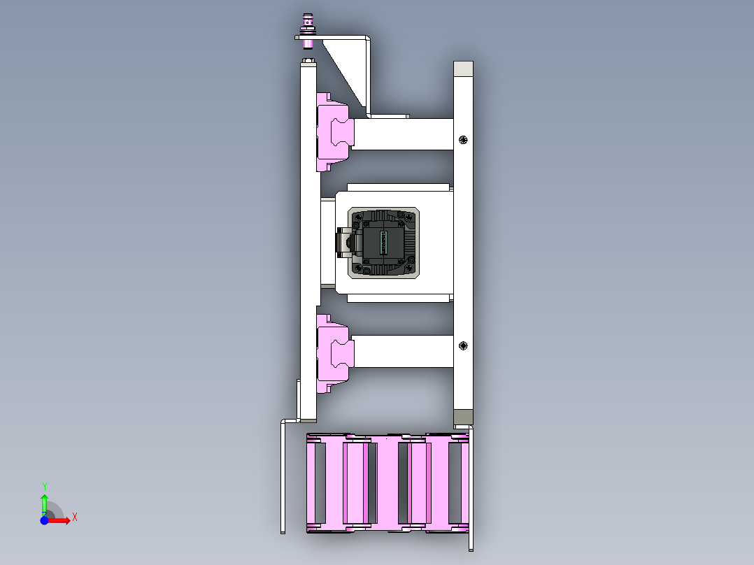 滚珠丝杠模组包含清单前视图