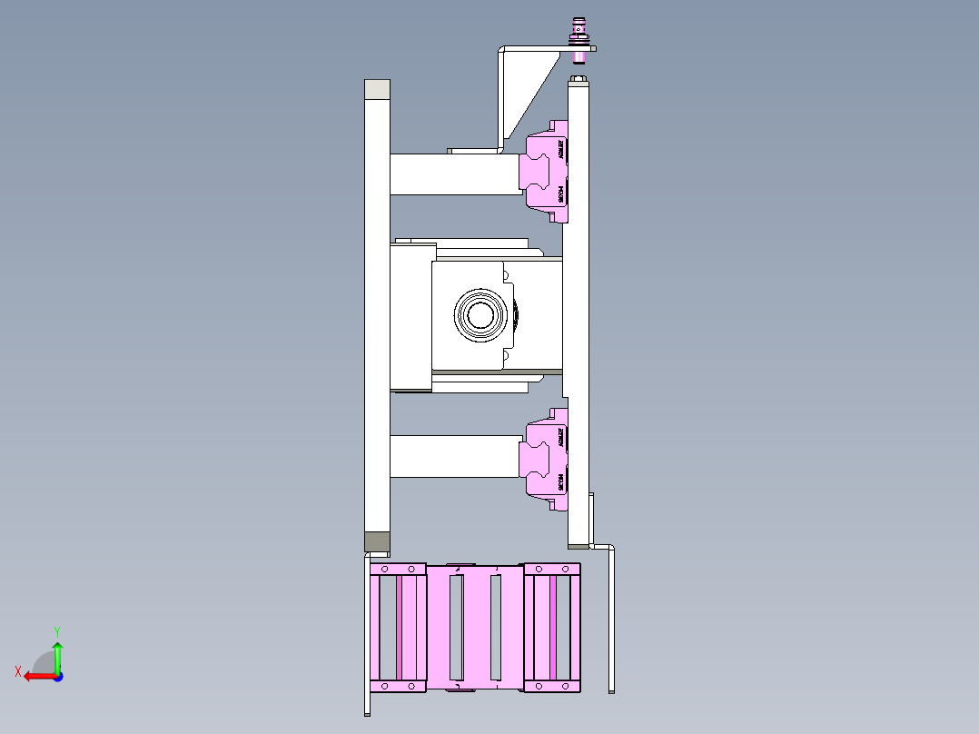 滚珠丝杠模组包含清单后视图