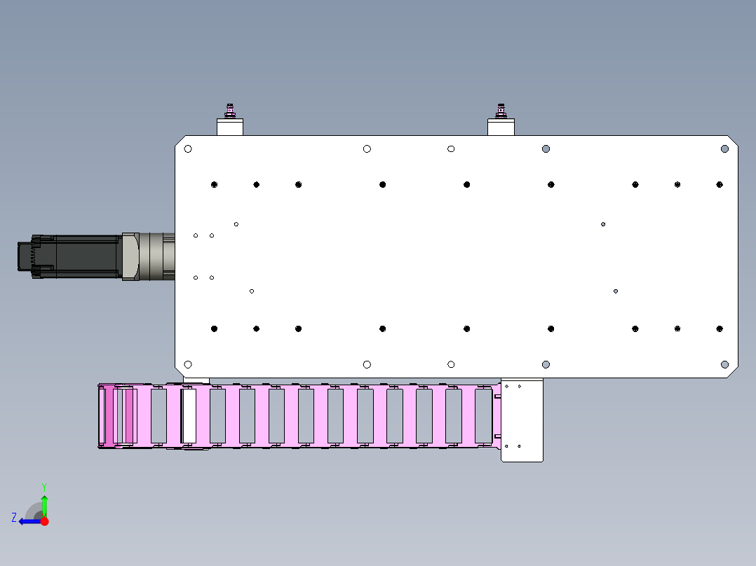 滚珠丝杠模组包含清单右视图