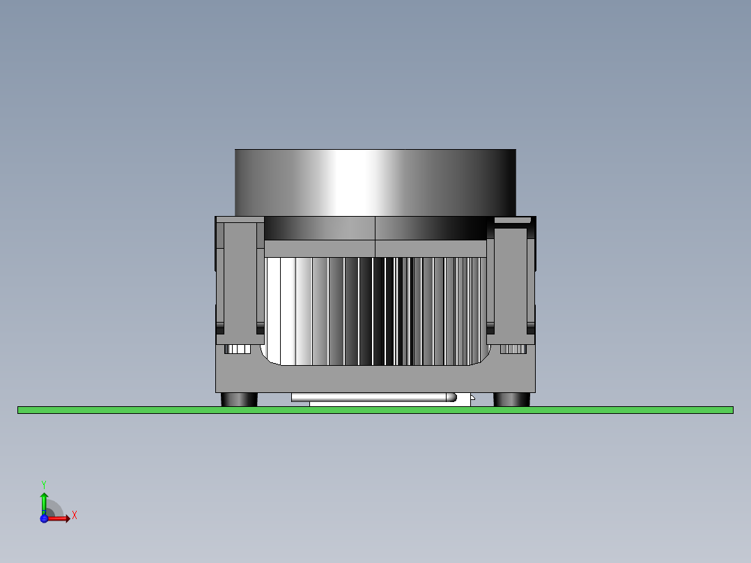 CPU散热器前视图