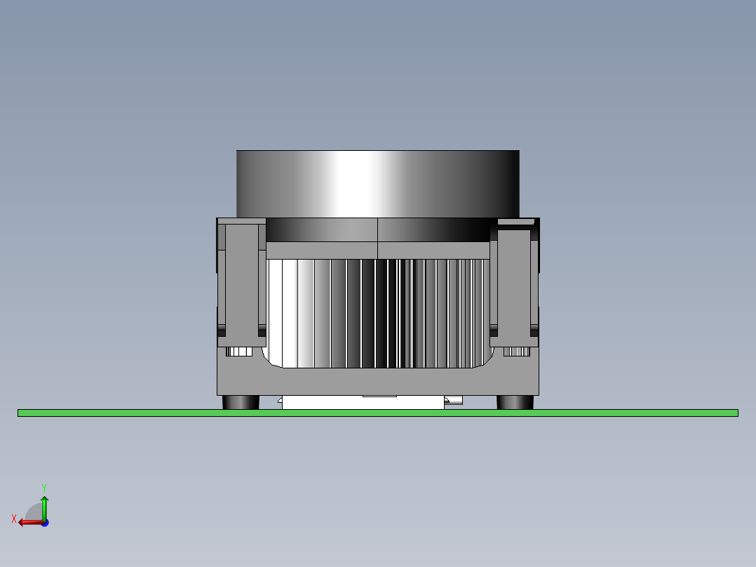 CPU散热器后视图