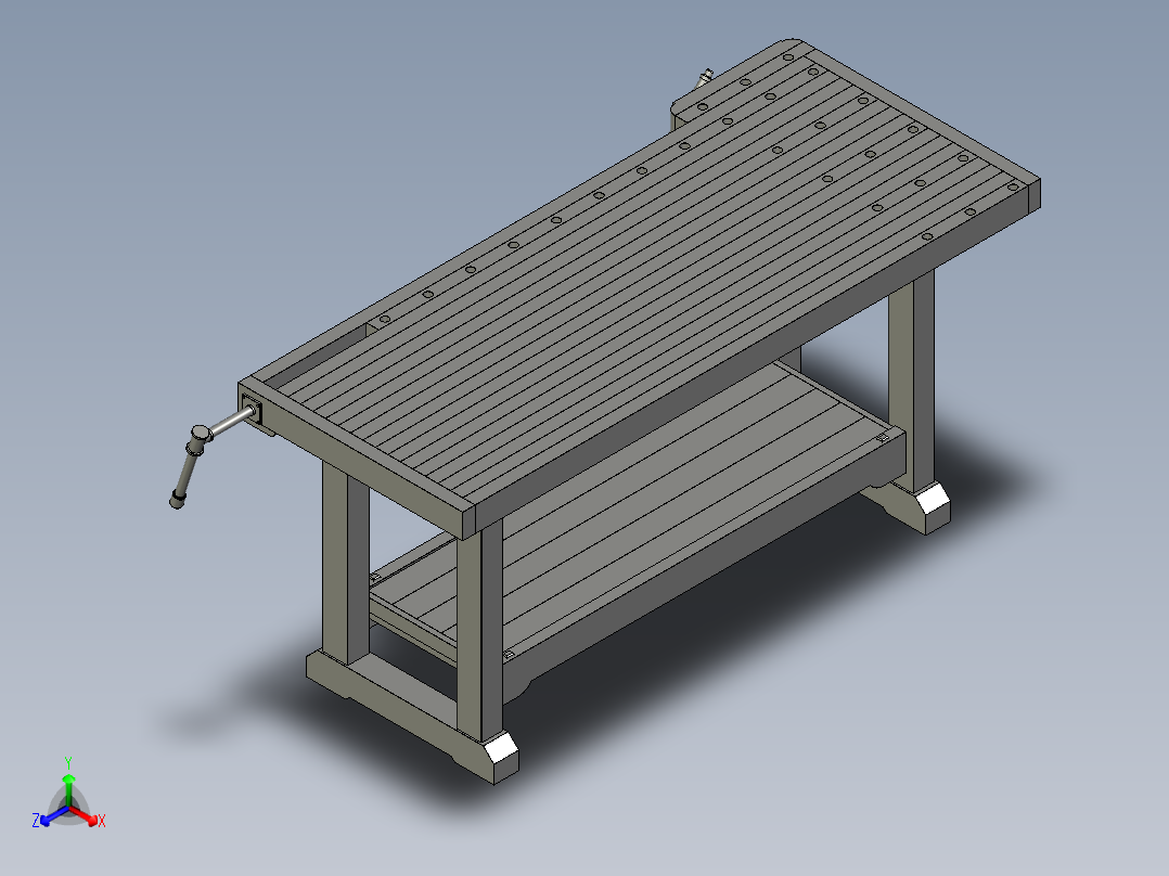 工作台traditional-work-bench.snapshot.2--igs正等轴测图