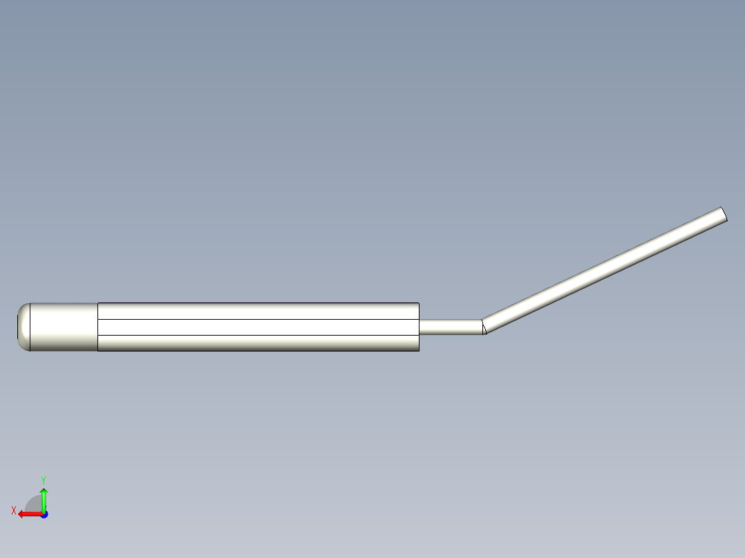 点火电极后视图