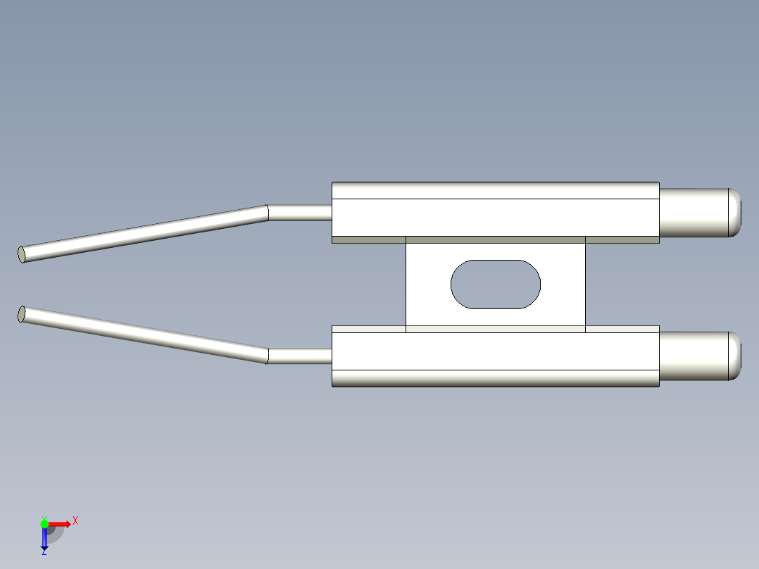 点火电极俯视图