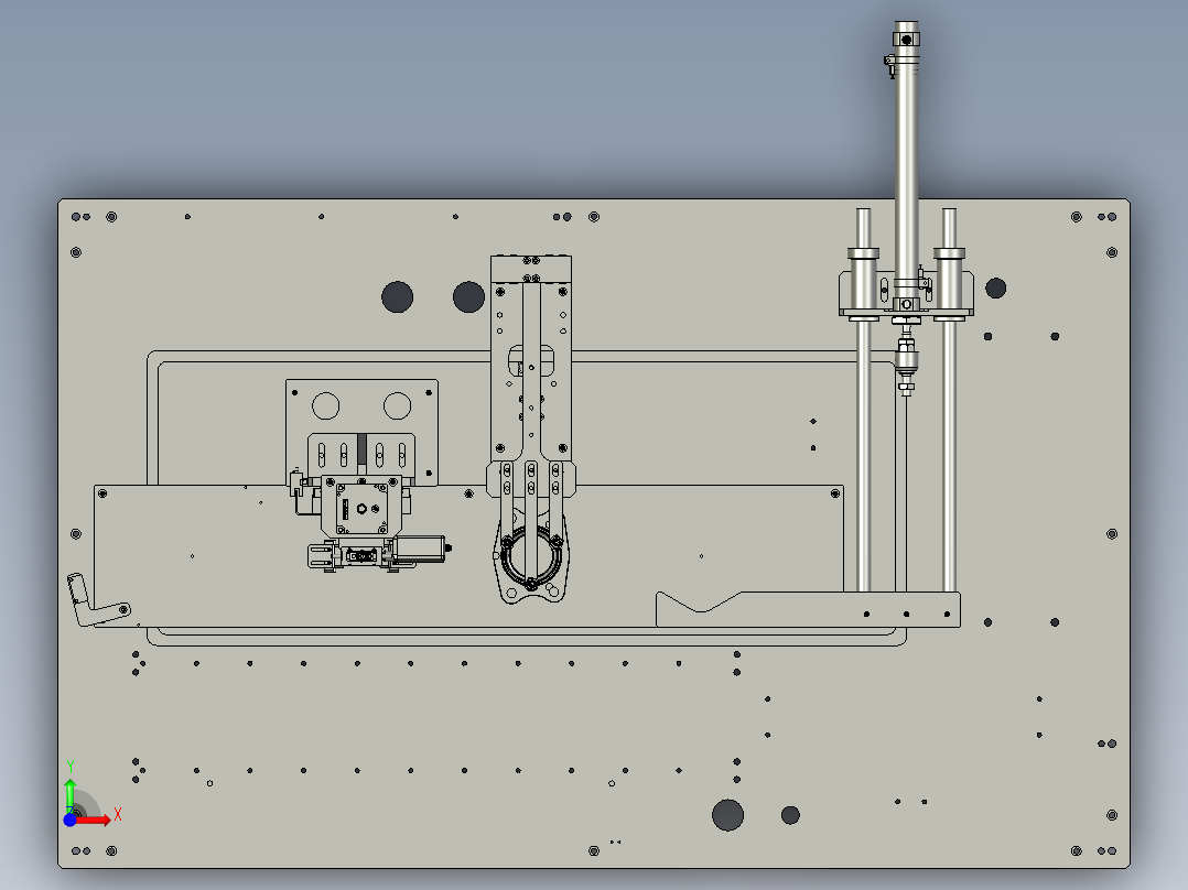 LXYC-BOSS060000外法兰检测机构前视图