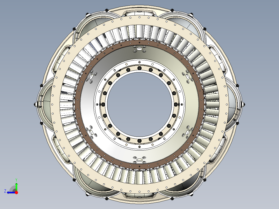 奥伦达喷气发动机右视图