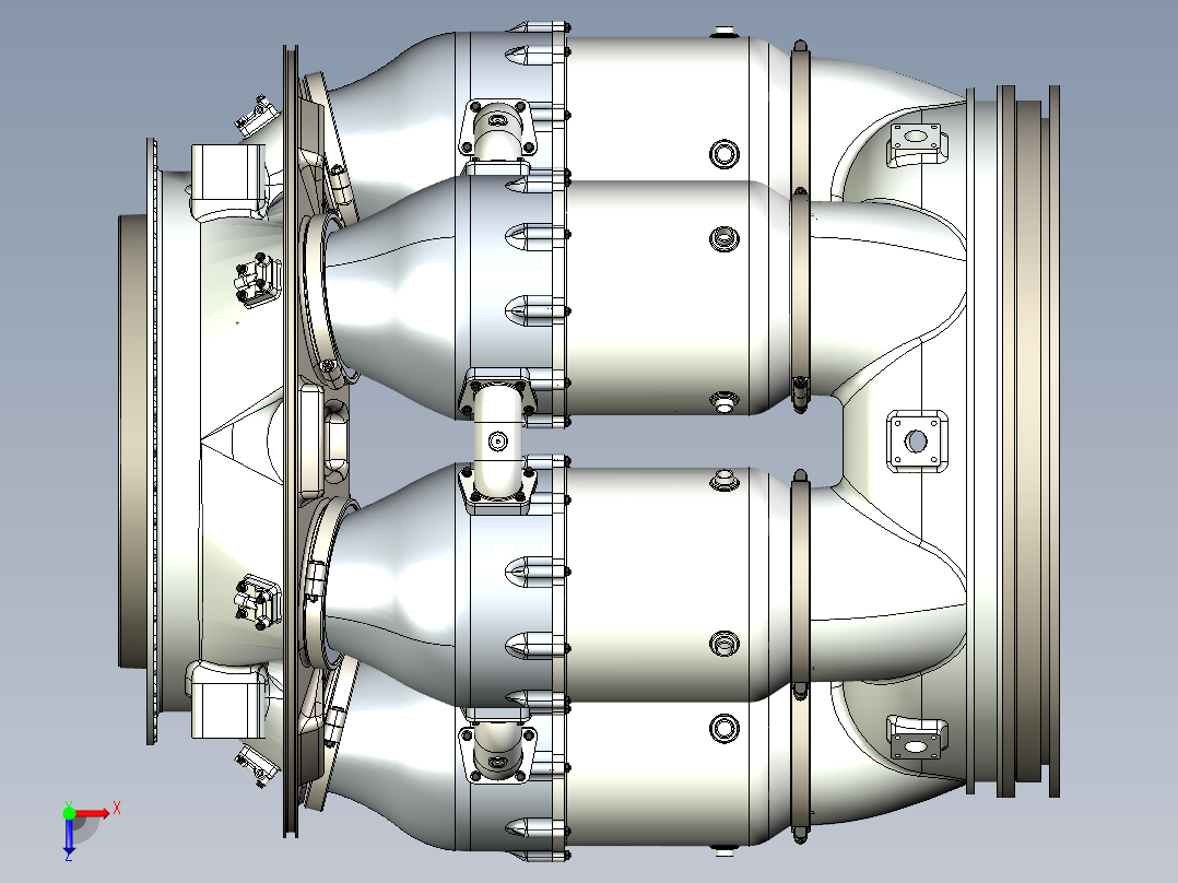 奥伦达喷气发动机俯视图
