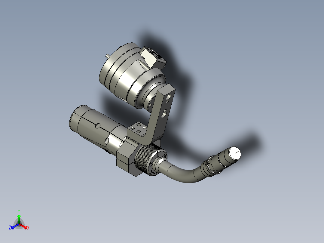 剪叉焊接焊枪组件K1v20v4051正等轴测图