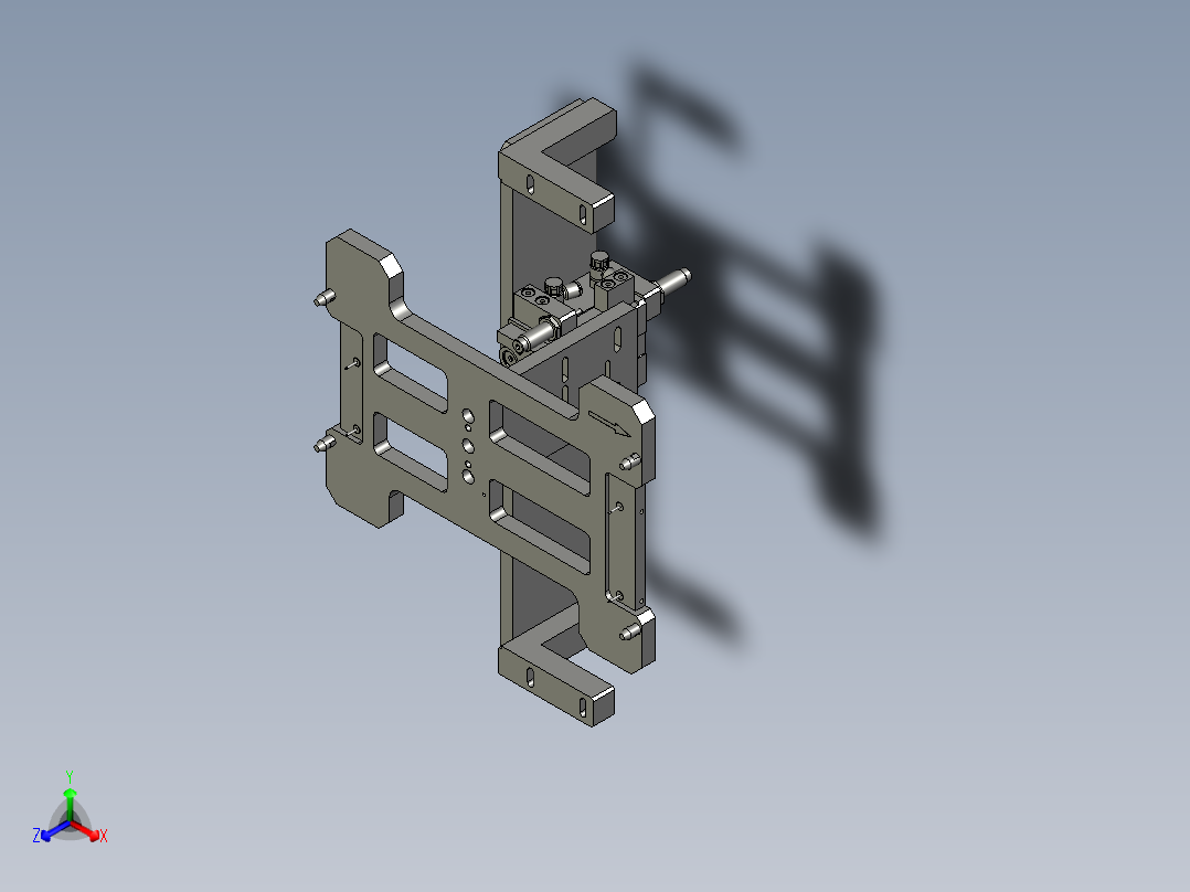 BPM-XJP-GZ-D878-C000顶升机构正等轴测图