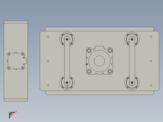 流水线阻挡顶升俯视缩略图