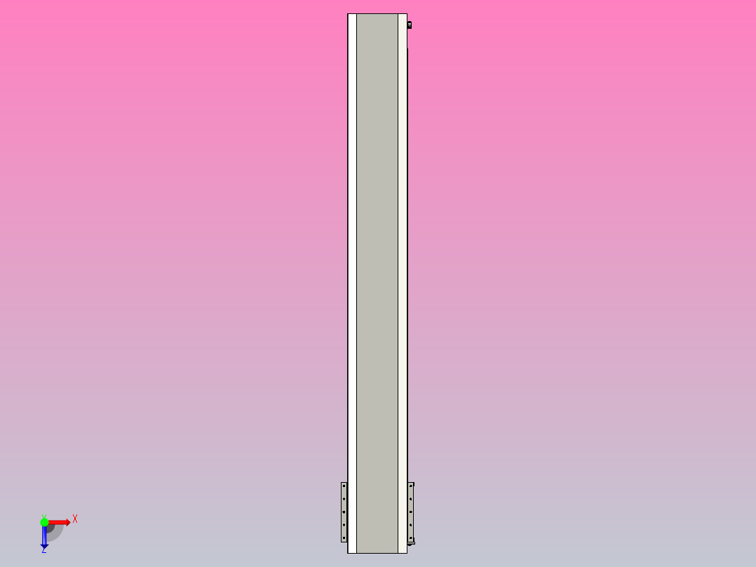 直驱直线电机轴TPA-LNP-230D-P32-L1740-C-1-3-C-10-N3(磁栅尺)俯视图