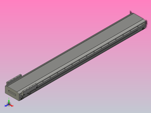 直驱直线电机轴TPA-LNP-230D-P32-L1740-C-1-3-C-10-N3(磁栅尺)正等轴测缩略图