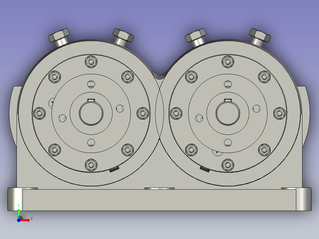 PZ3-MZ13-03-04-00激振器总装配体前视图