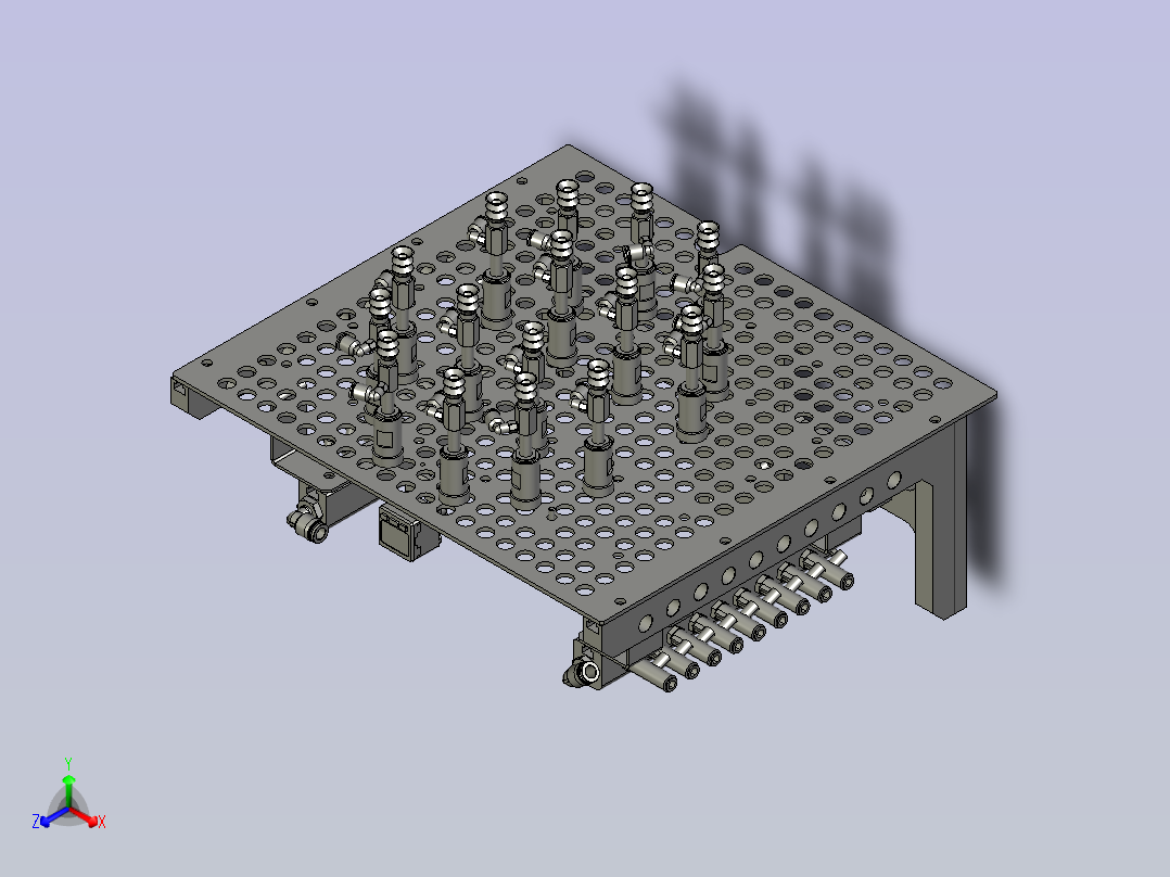 BPM-开盖吸盘组件正等轴测图