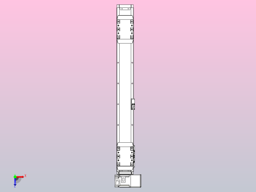 皮带直线轴双滑块型TPA-GCBS-80-P60-L225-RU-M20-N3俯视缩略图