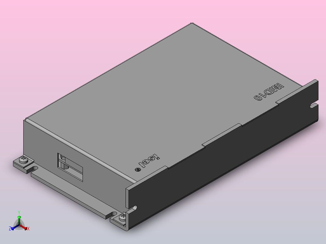 驱动器控制器iMD 用于步进和伺服电机正等轴测图