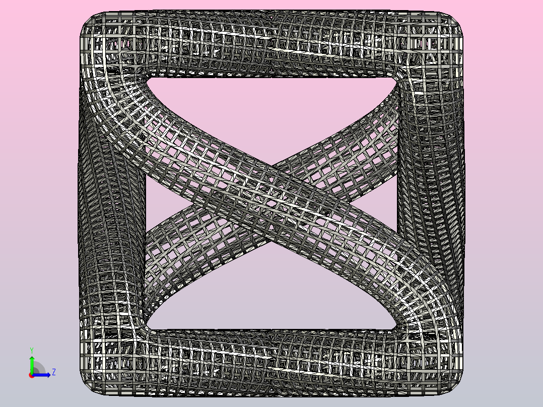 曲折立方左视图