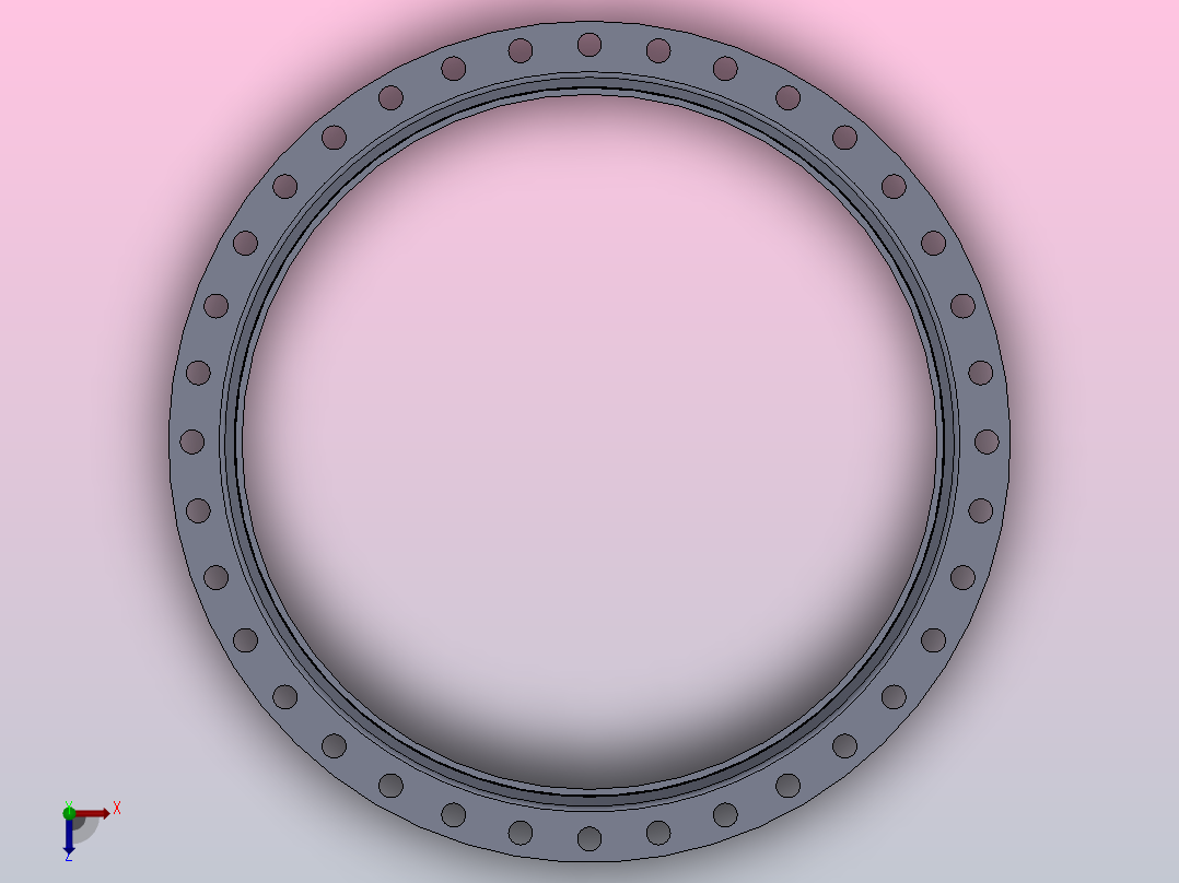 PN1.6带颈对焊[1400-B]俯视图