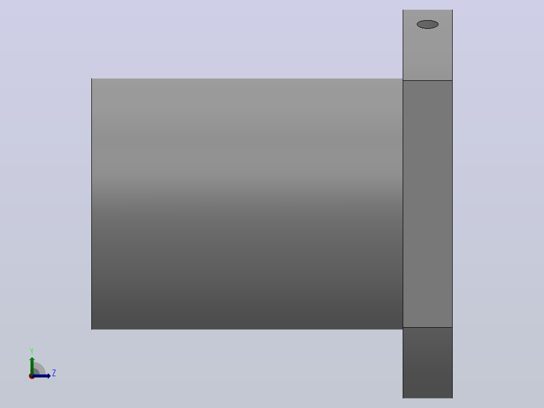 SFU-C7[sfu 5005-4-L]光轴支撑固定座左视图