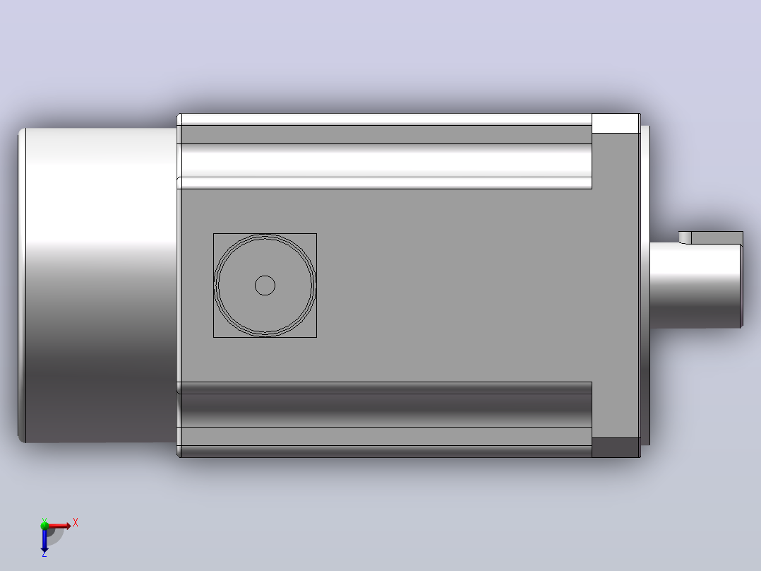 东洋电机B140-5500W俯视图