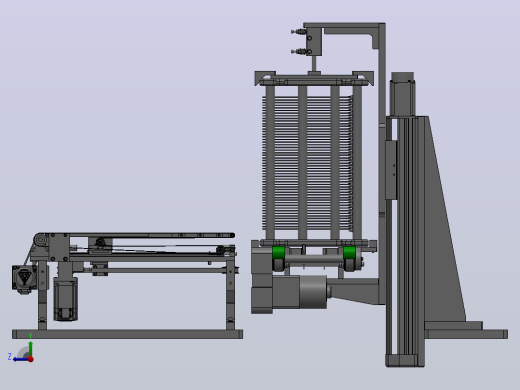可伸缩皮带上料机构右视缩略图