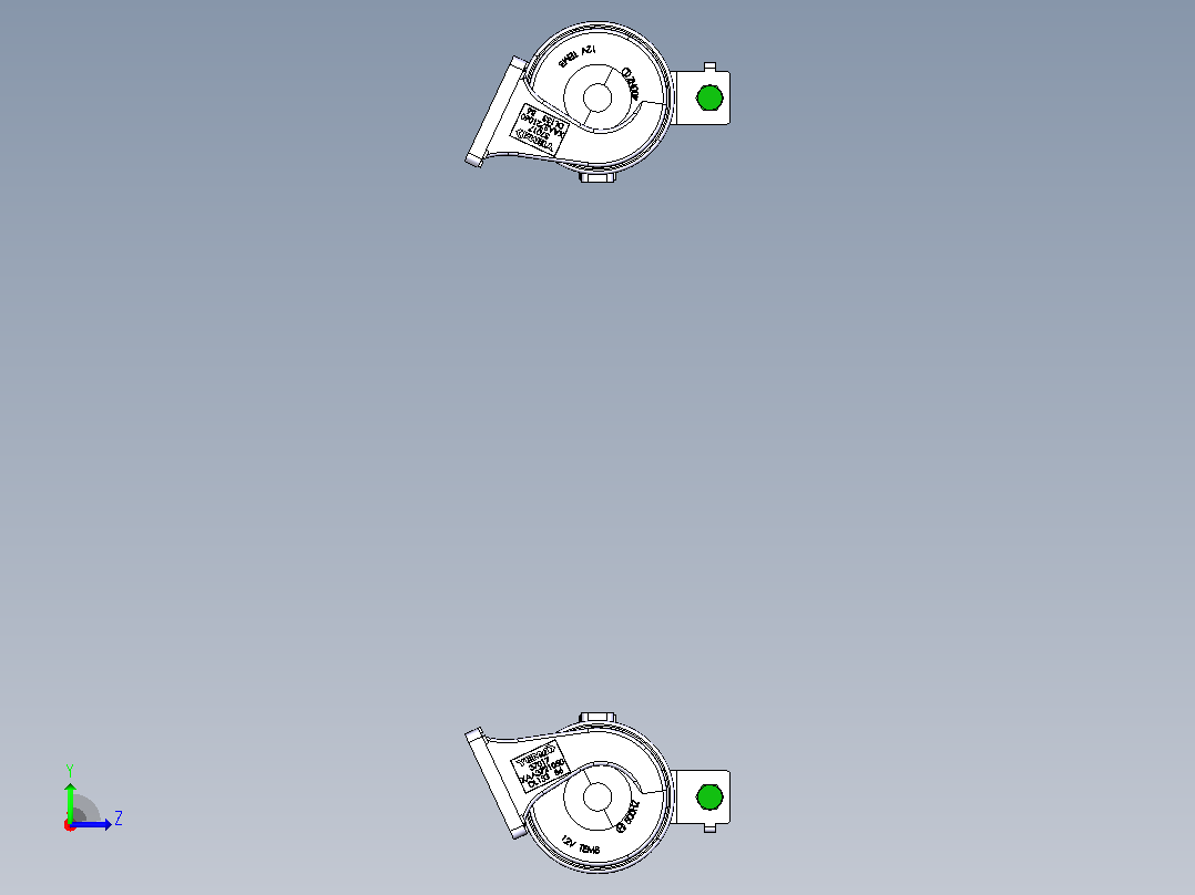 FNA3721001_电喇叭装置左视图