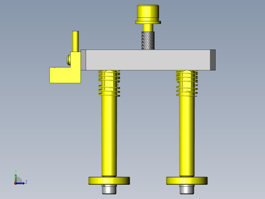 工件吸附手臂前视缩略图