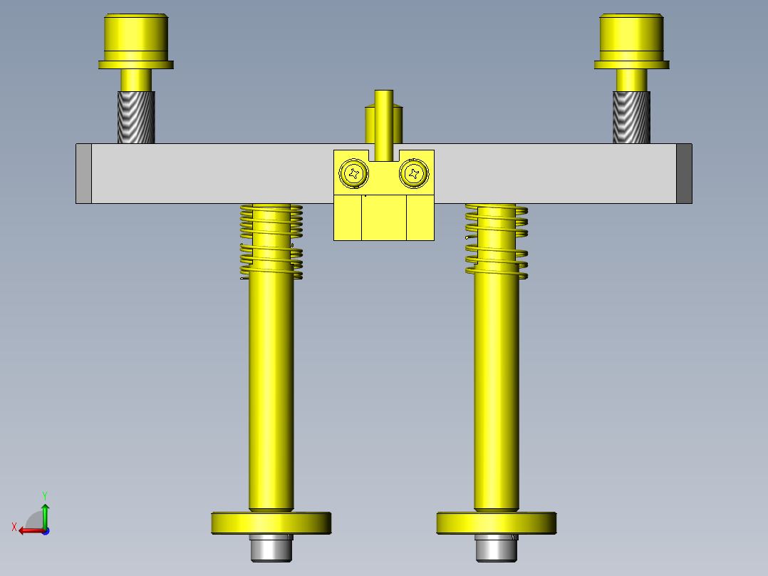工件吸附手臂左视图