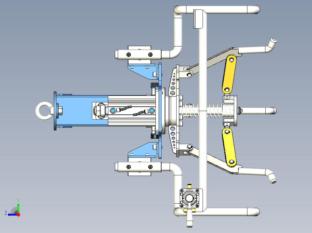 夹持器3D右视图