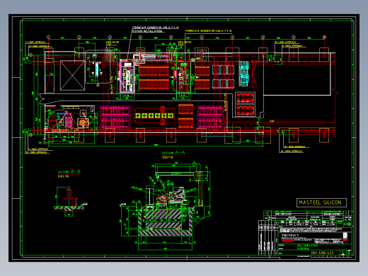 硅钢胶辊磨床图纸（套图）