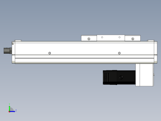 Toyo东佑达直线模组-ECH12-150-BM-100W左视缩略图