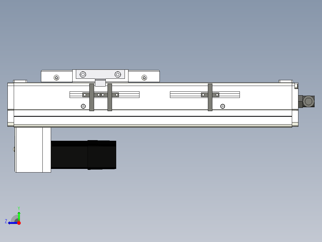 Toyo东佑达直线模组-ECH12-150-BM-100W右视图