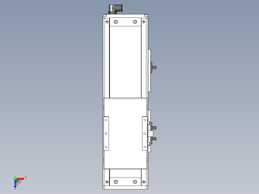 Toyo东佑达直线模组-ECH12-150-BM-100W俯视缩略图