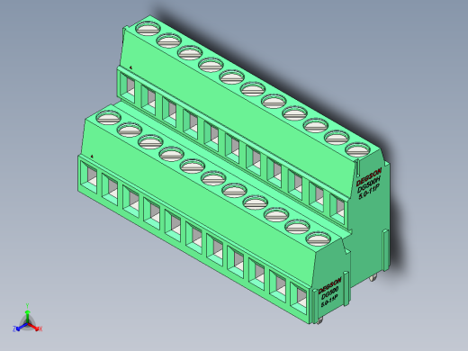 DEGSON DG500 系列 5.05.087.62mm 接线端子-DG500A-5.0-22P-14-00AH